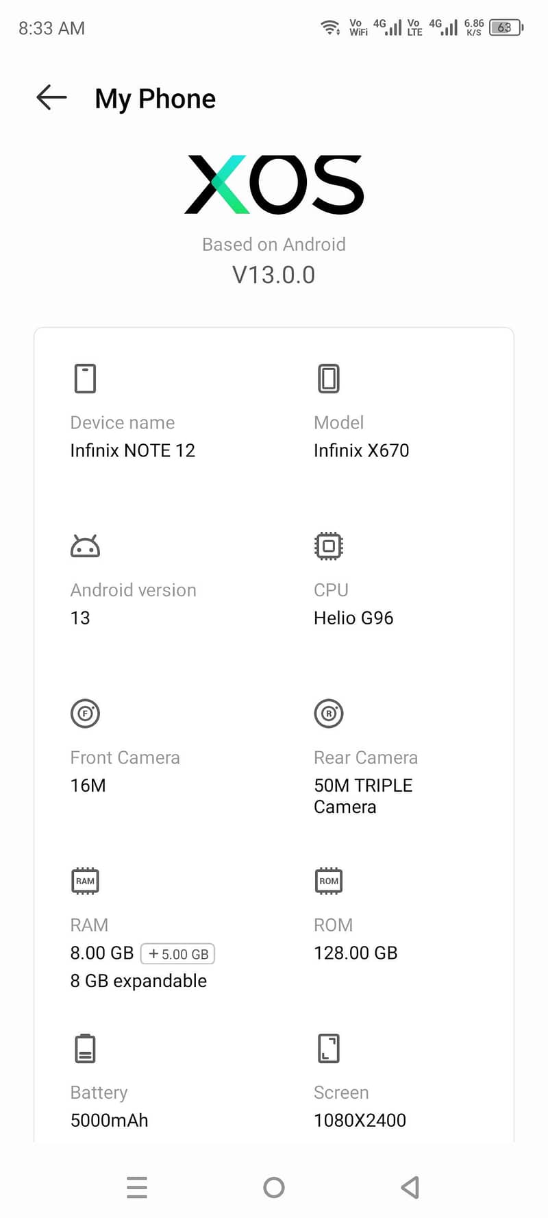 Infinix Note 12 Pro 8