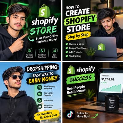 Shopify store and website design