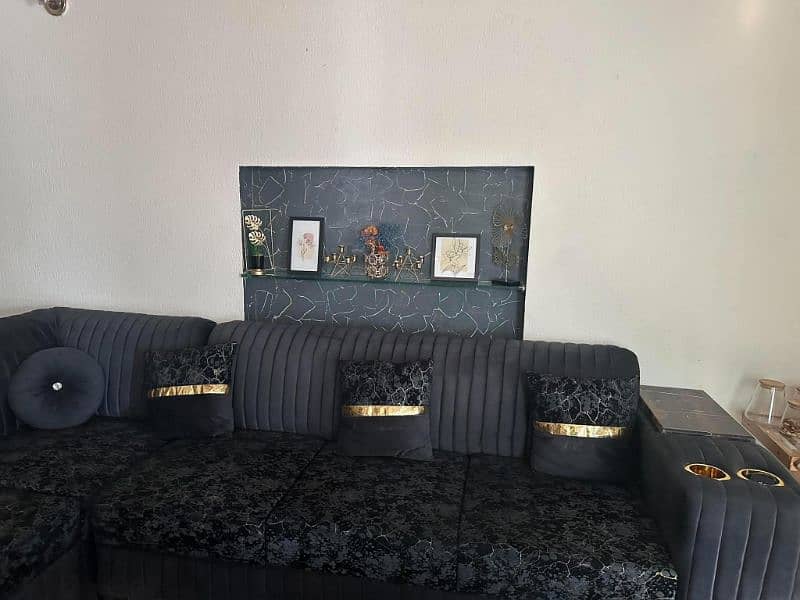 Sofa Set 7 Seater L Shaped + Table 3