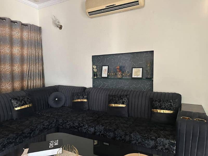 Sofa Set 7 Seater L Shaped + Table 6