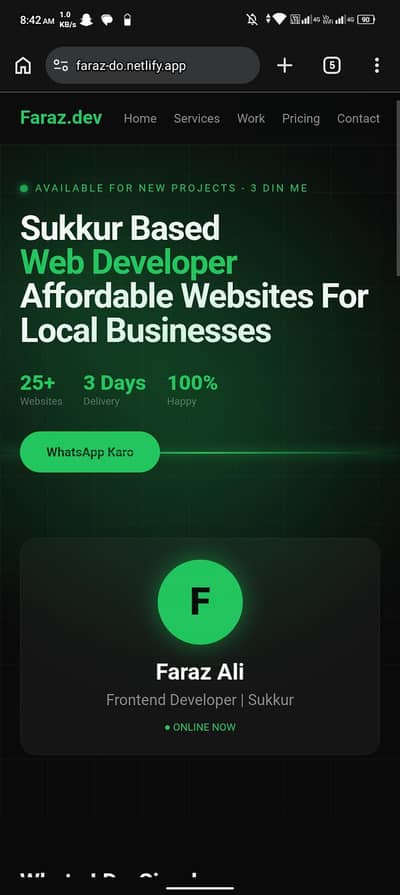 Sukkur_professional Business Website in 24 Hours _ Faraz-dov