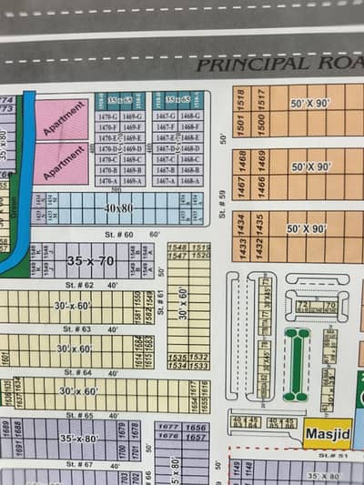 3570 Residential Plot for Sale in G-16/3 Islamabad