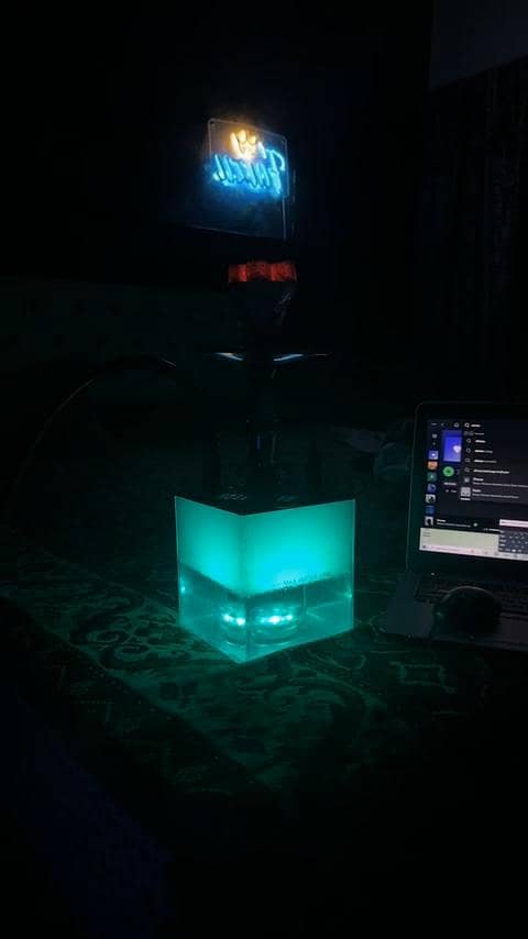 Acrylic Cube LED 0