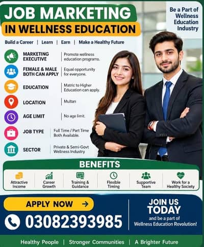 jobs for male and female
