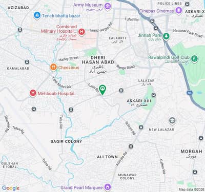 18 Marla Corner Commercial Plot For Sale on Main Tulsa Road Bakir Colony Rawalpindi.