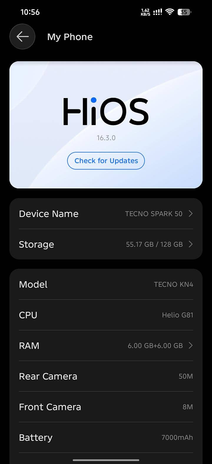 Tecno Spark 50 6