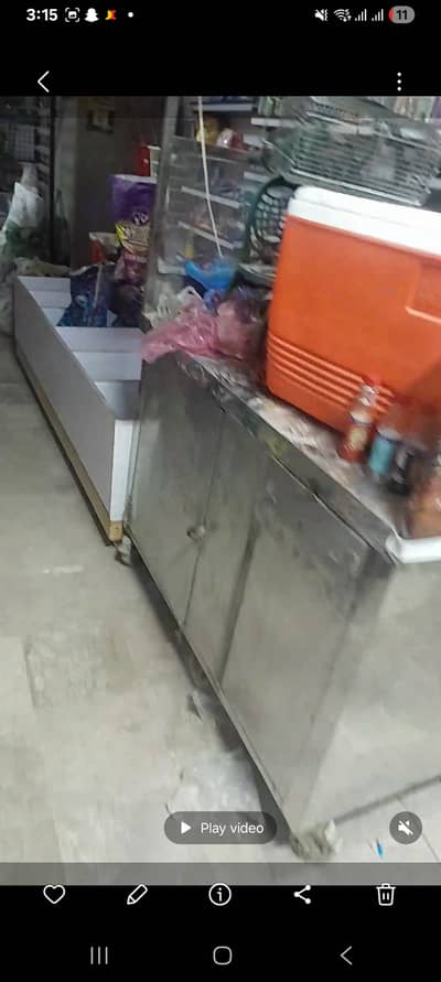 Steel counter