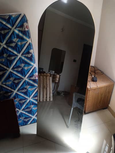 standing mirror height 6 foot new condition.