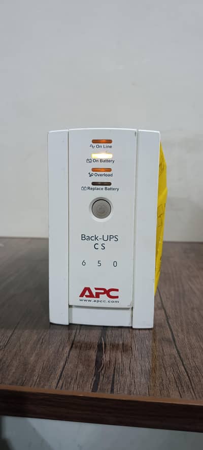 APC UPS CS 650 For PC  – Very Good Condition & Excellent Backup