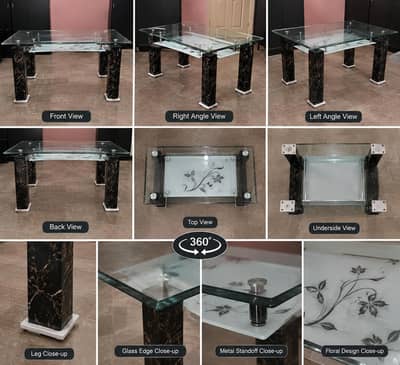 6 seater dining table set with chairs