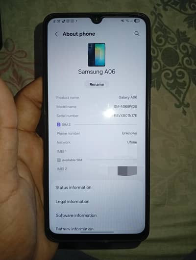 Samsung Mobile A06