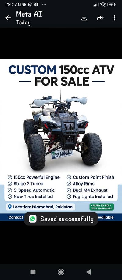 atv bike fully rebuilt