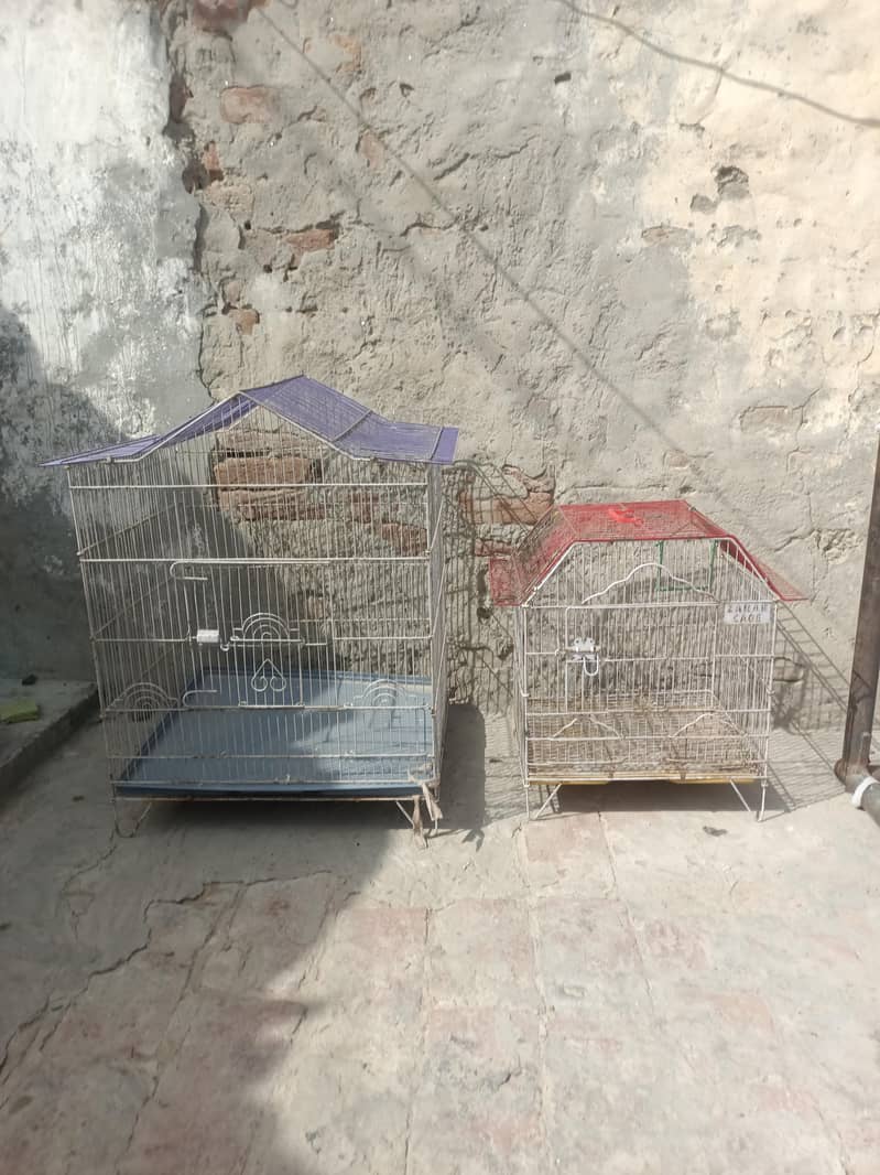 2 Bird Cages 0