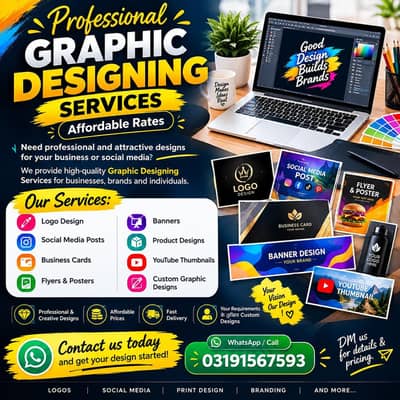 Professional Graphic designing|logos, banners, cv, invitation cards