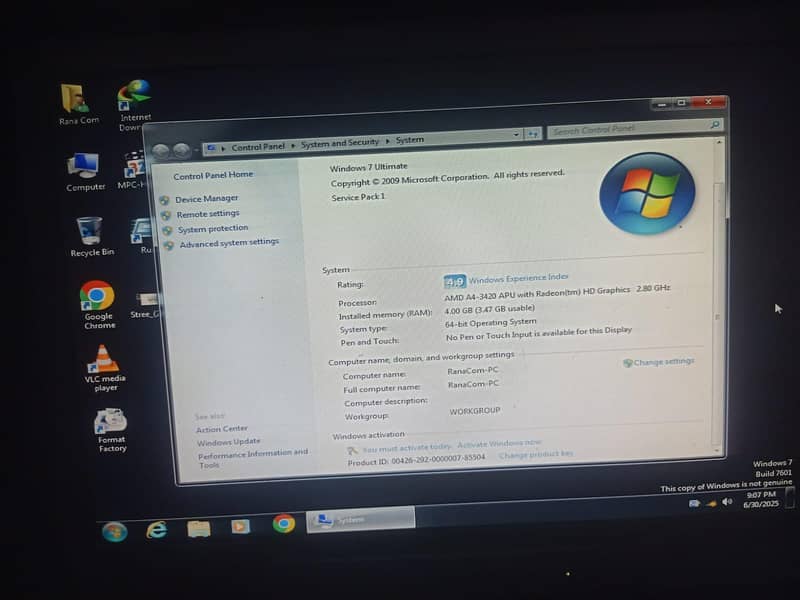 complete computer system for sell 10/10 condition 3