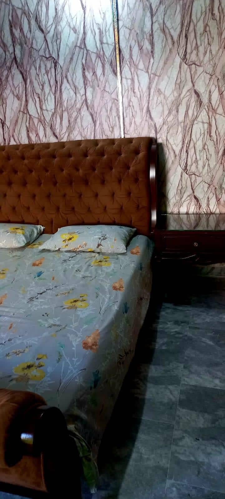 King Size Solid wooden Bed 6