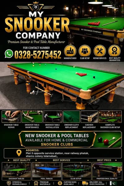 Complete Snooker Club Setup/Club Use Snooker Table/Snooker Club