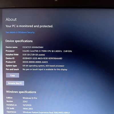 Lenovo ThinkPad 13 – i3 7th Gen, 8GB RAM, 10/10 Condition