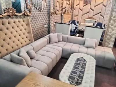L Shape Sofa/Bubble Corner Sofa/ 5 Seater Sofa/7Seater Sofa/WoodenSof