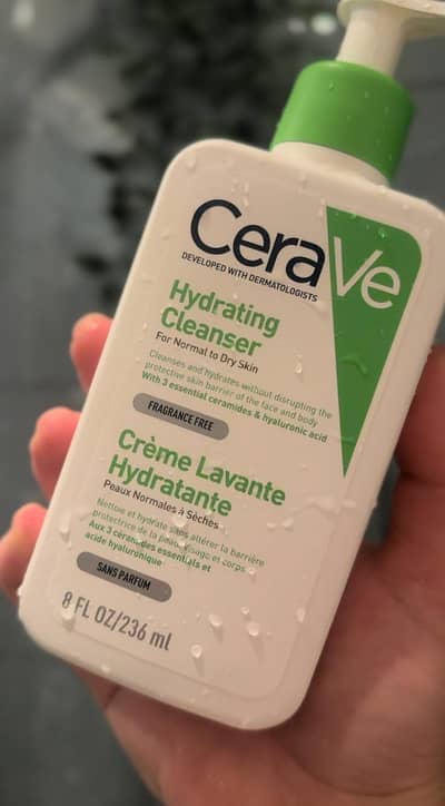 cera ve  Hydrating cleanser for normal to dry skin