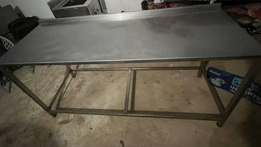 stainless. steal. table