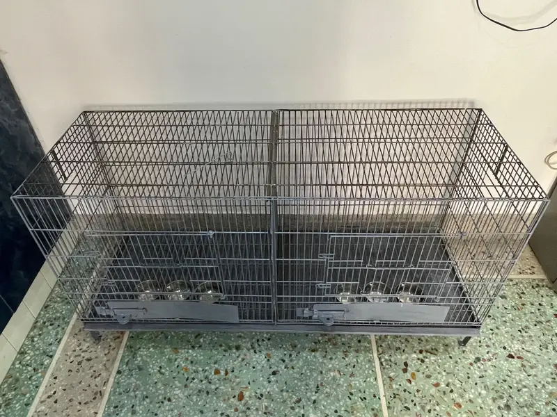 Heavy duty two portion bird Cage — photo 6