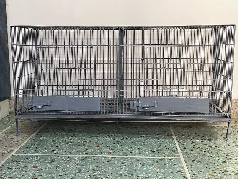 Heavy duty two portion bird Cage — photo 7