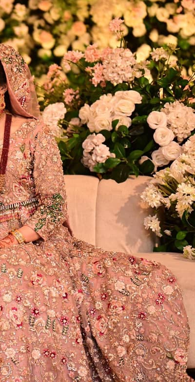 Designer Bridal/Party Lehenga Choli Premium Hand Embroidery