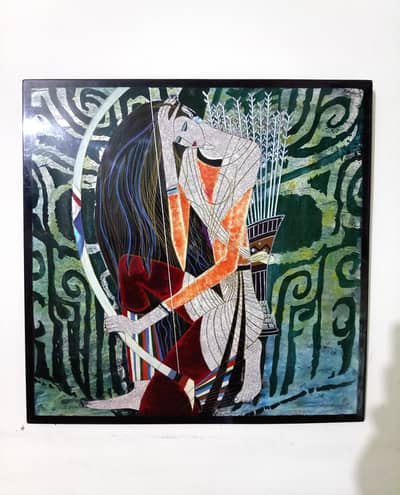 Painting on Wooden Pannel