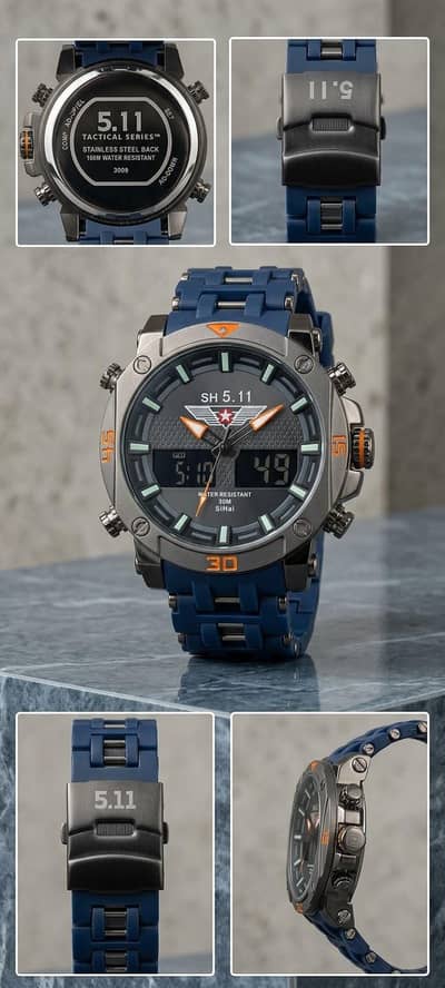 5.11 Military Watch - Heavy Duty - Dual Time Watch - Urgent Sale