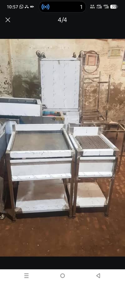 Hot Plate and grill counter for sale size 2×4