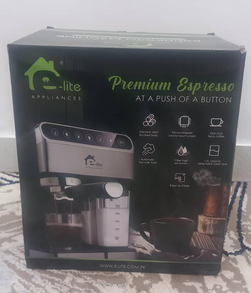 E-Lite Fully Automatic coffee machine 1