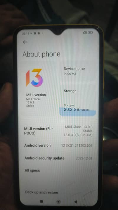 poco m3 6gb 128gbbile
