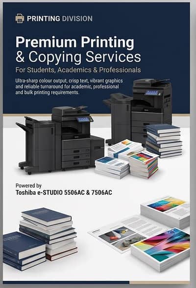 Premium Color Printing & Binding Services | Books, Thesis & Assignment