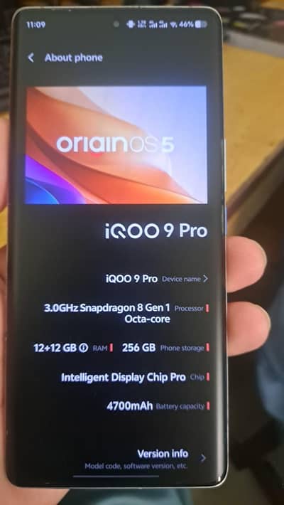 Vivo iQOO 9 Pro