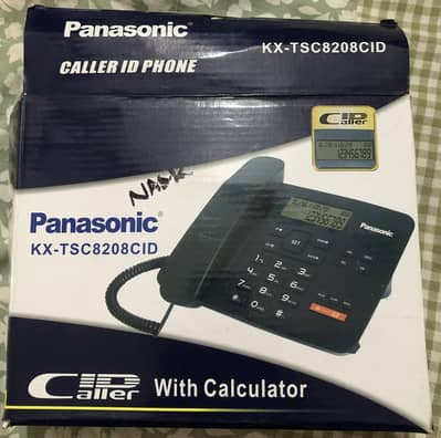 Panasonic Caller ID PTCL Landline Telephone Set (Brand New Box Pack)