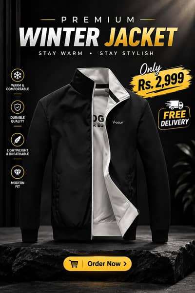 Premium Winter Jacket – Stylish & Warm