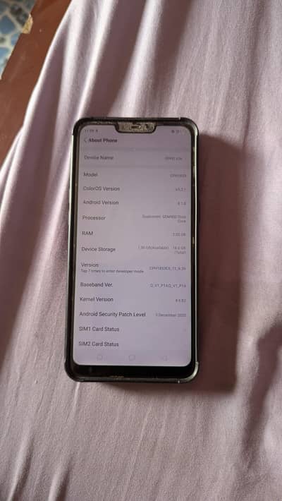 OPPO A3s 2Gb Ram 16Gb Storage in cheap price