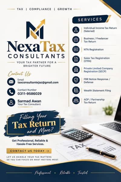 All FBR Services , Tax Return Filling