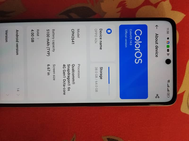 OPPO A3x 3
