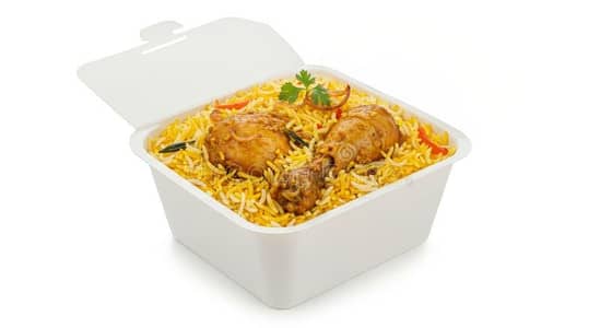 home made chicken  biryani and haleem