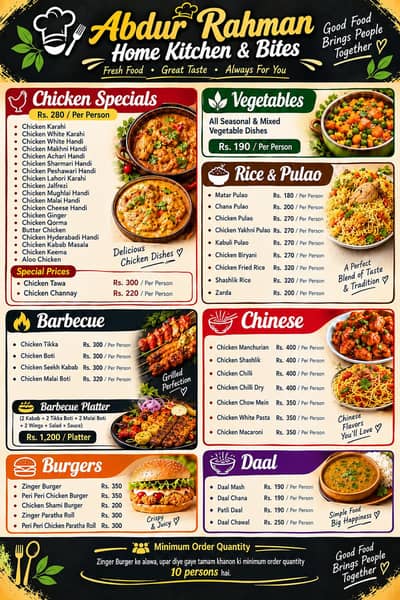 Fresh Homemade Food & BBQ | Home Kitchen | Order Now