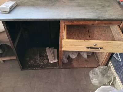 Counter Table with Marble stone sld
