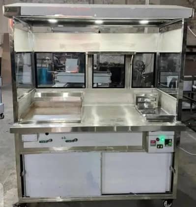 Commercial Shawarma Counter & Burger Griddle Setup - Khyber Steel