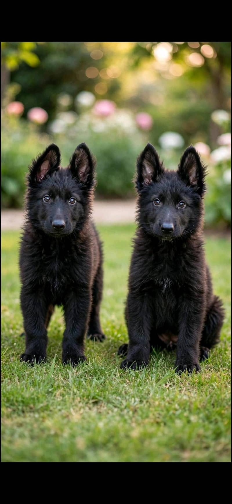 triple code black German Shepherd 0