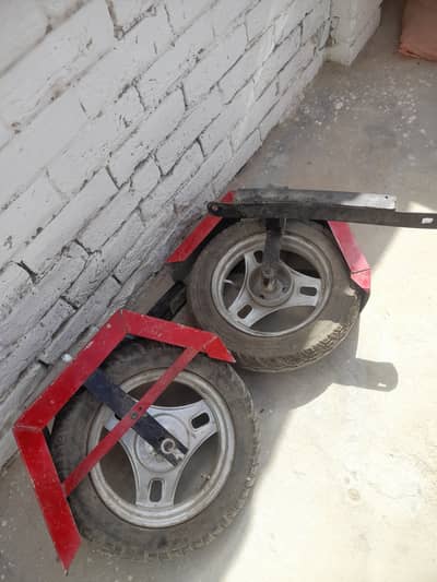 Bike  Side wheel for disable person