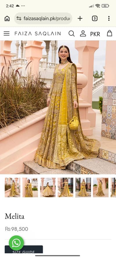 Designer Pakistani Bridal Dress | Luxury Embroidered Formal Wear