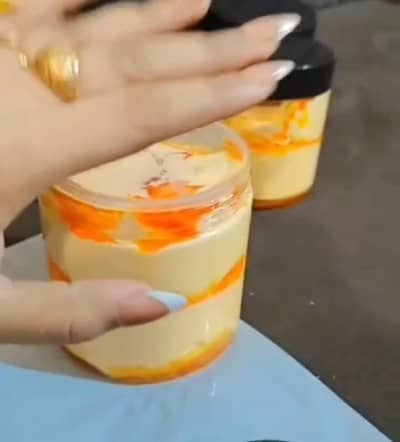 homemade organic Safran cream