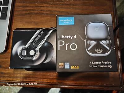 Nothing ear 2024, Soundcore liberty 4 pro, 7Hz salnotes zero