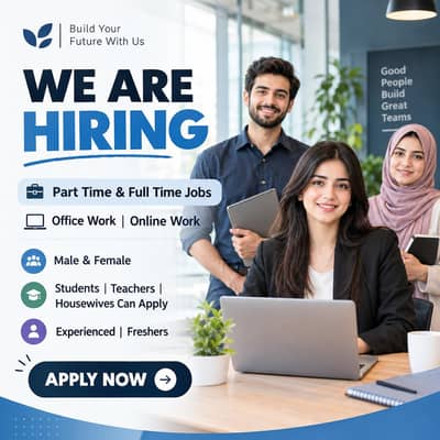 hiring Male and female for work